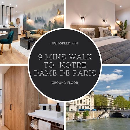 Appartement Cosy A 9 Min A Pied De La Cathedrale Notre Dame Paris Bagian luar foto