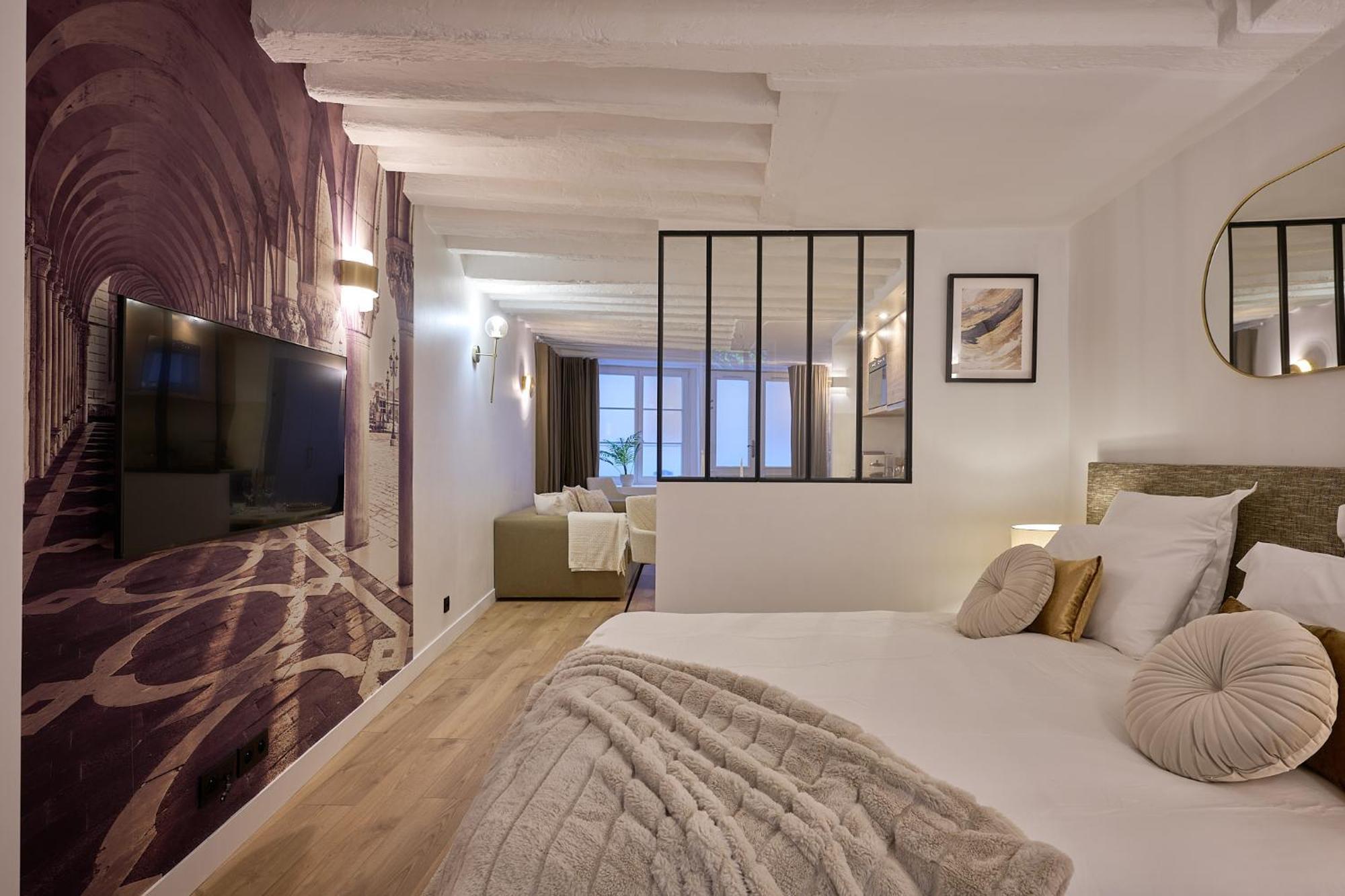 Appartement Cosy A 9 Min A Pied De La Cathedrale Notre Dame Paris Bagian luar foto